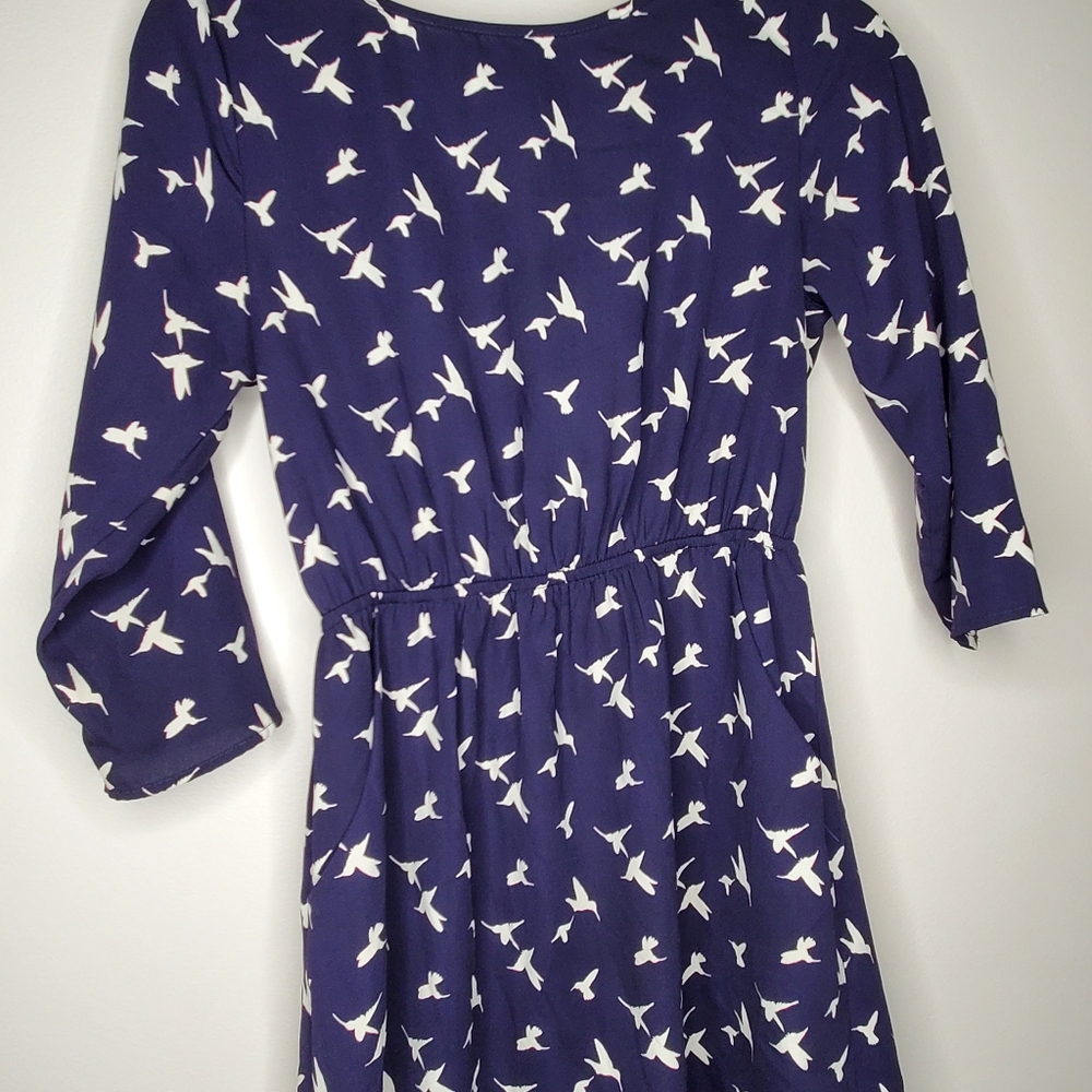 Willy Jay's Dress With Hummingbirds Size Small